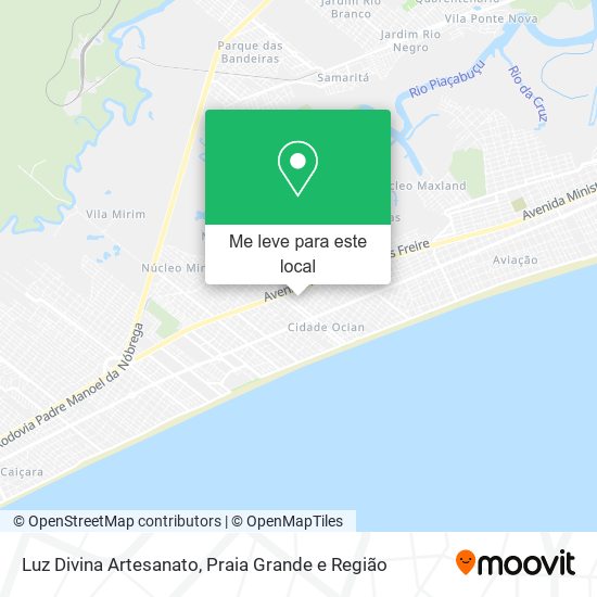 Luz Divina Artesanato mapa
