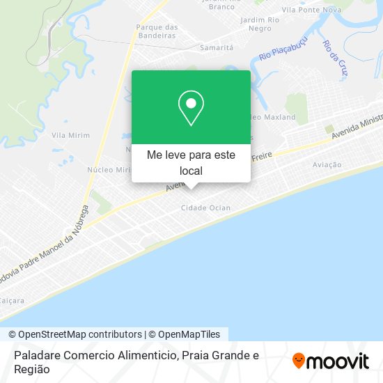 Paladare Comercio Alimenticio mapa