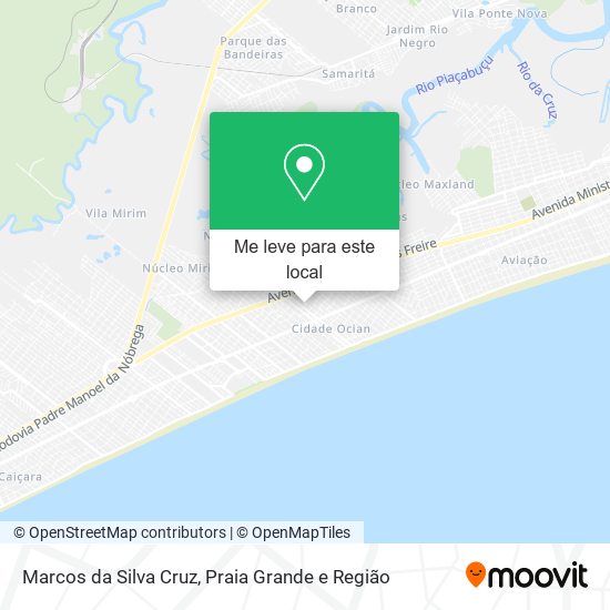 Marcos da Silva Cruz mapa