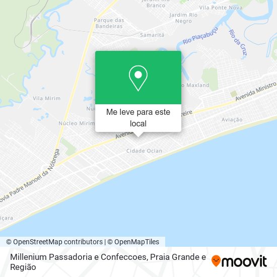 Millenium Passadoria e Confeccoes mapa