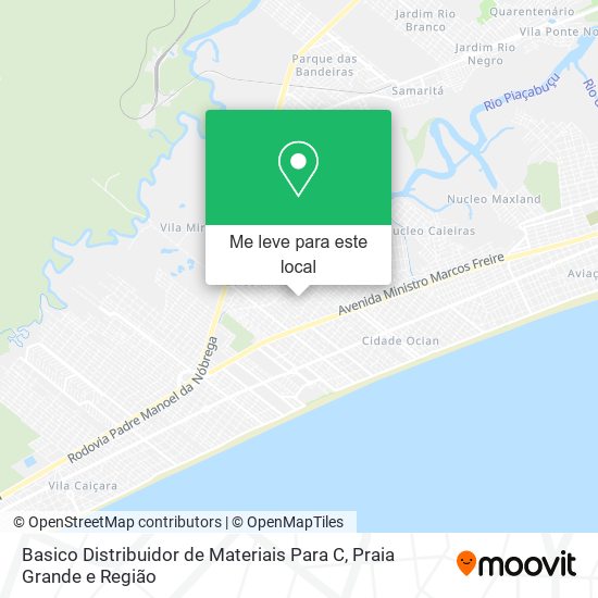 Basico Distribuidor de Materiais Para C mapa