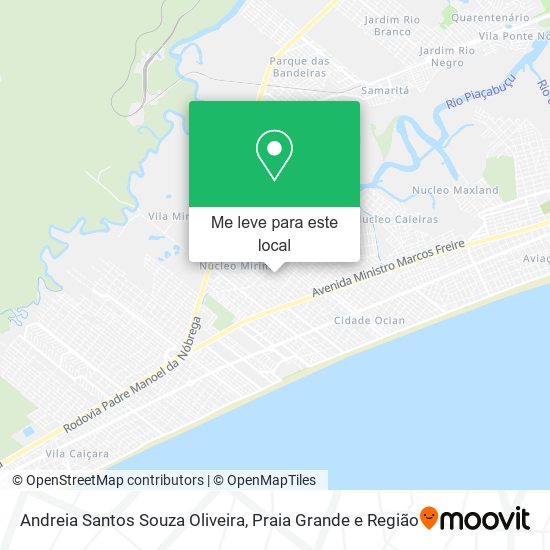 Andreia Santos Souza Oliveira mapa