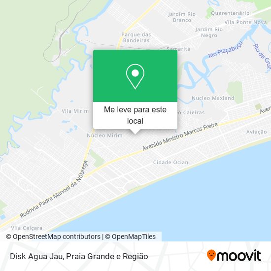 Disk Agua Jau mapa