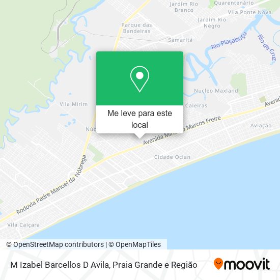 M Izabel Barcellos D Avila mapa