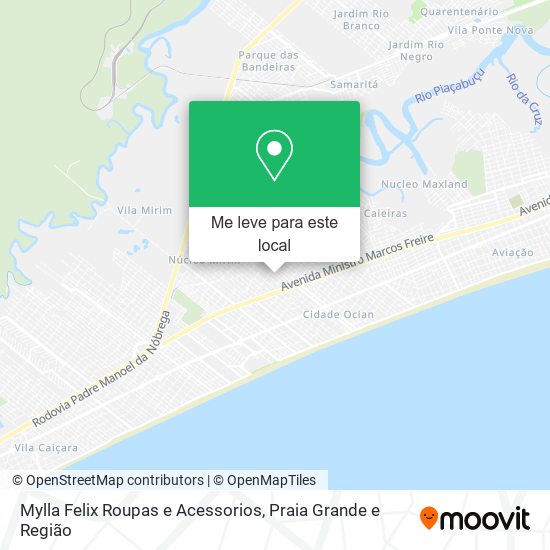 Mylla Felix Roupas e Acessorios mapa