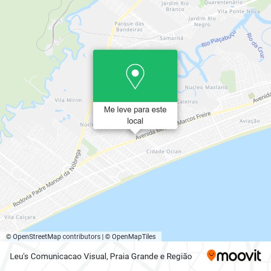 Leu's Comunicacao Visual mapa