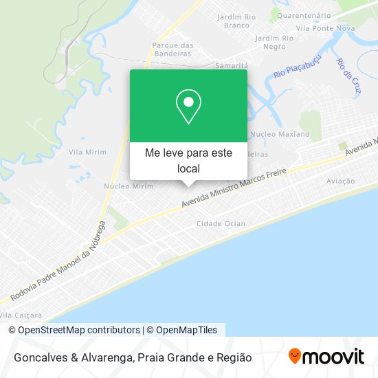Goncalves & Alvarenga mapa