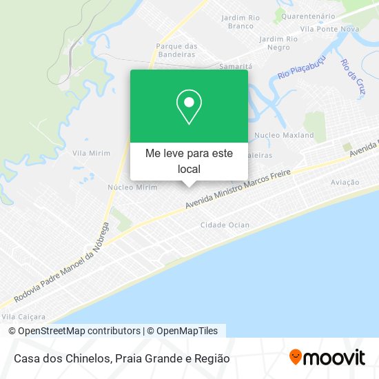 Casa dos Chinelos mapa
