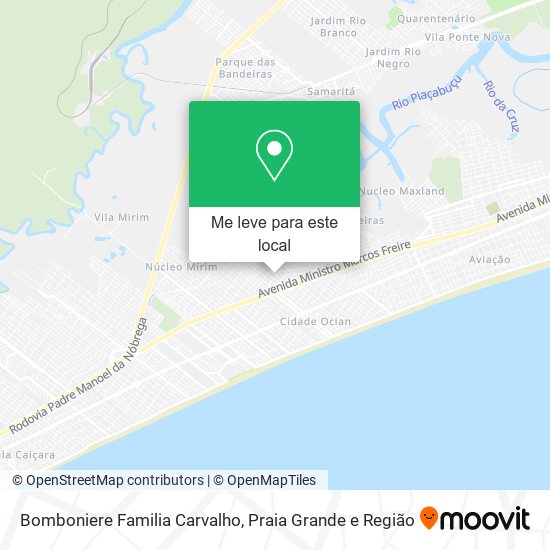 Bomboniere Familia Carvalho mapa