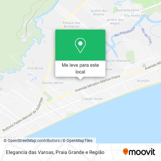 Elegancia das Varoas mapa