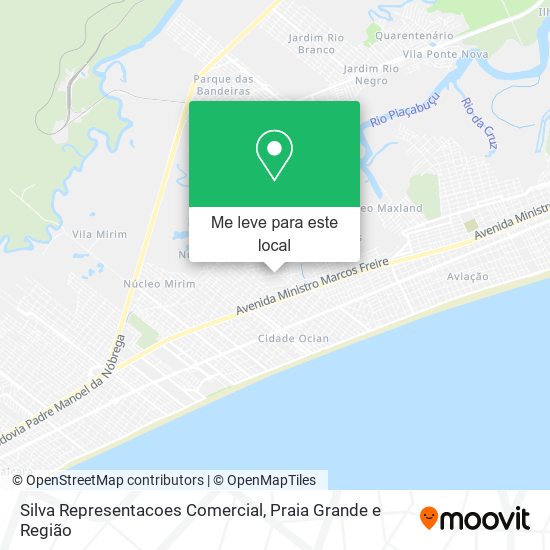 Silva Representacoes Comercial mapa