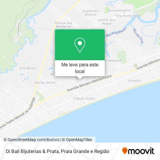 Di Bali Bijuterias & Prata mapa