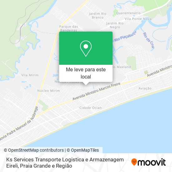 Ks Services Transporte Logistica e Armazenagem Eireli mapa