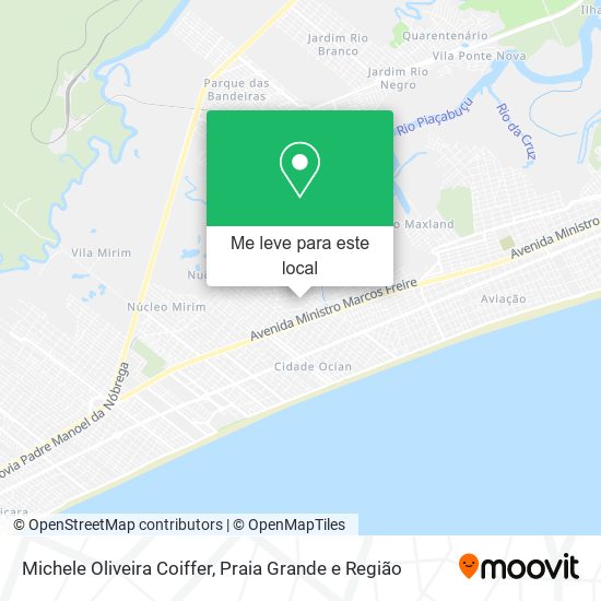 Michele Oliveira Coiffer mapa