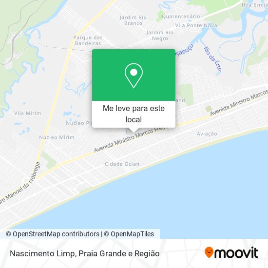 Nascimento Limp mapa