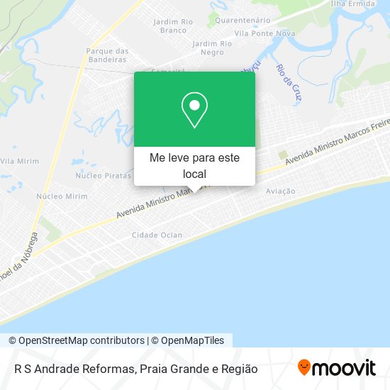 R S Andrade Reformas mapa