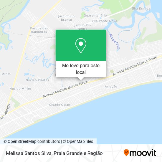 Melissa Santos Silva mapa