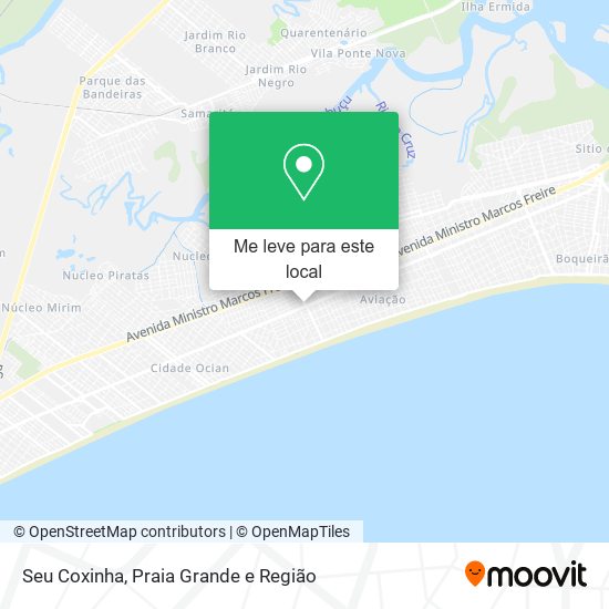 Seu Coxinha mapa