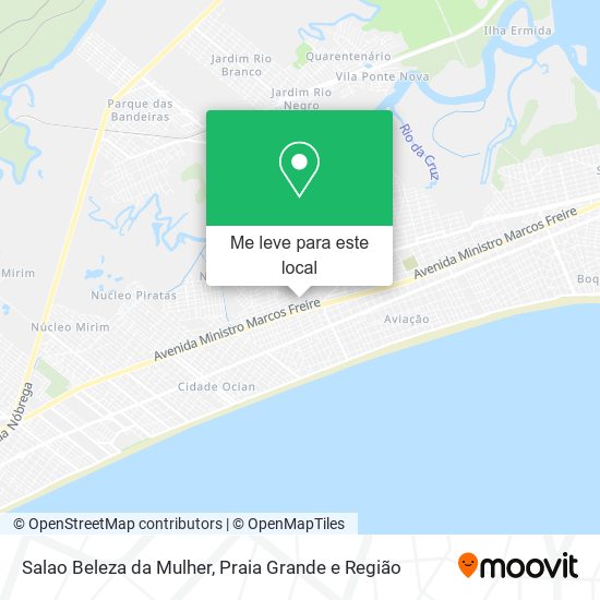 Salao Beleza da Mulher mapa