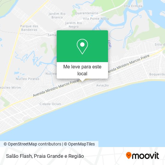 Salão Flash mapa