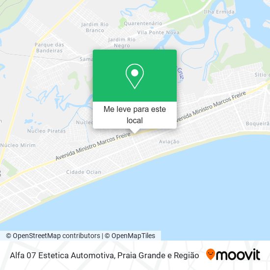 Alfa 07 Estetica Automotiva mapa