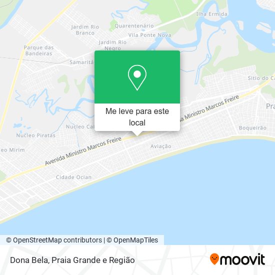 Dona Bela mapa