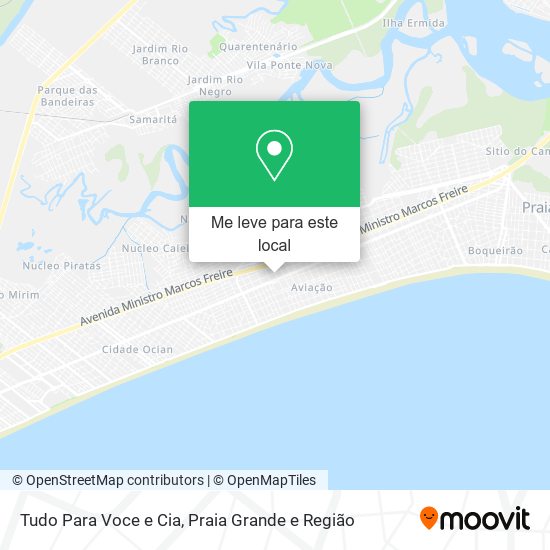 Tudo Para Voce e Cia mapa