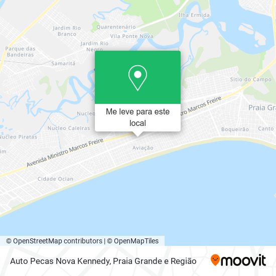 Auto Pecas Nova Kennedy mapa