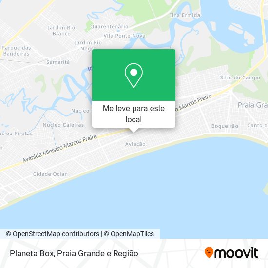 Planeta Box mapa