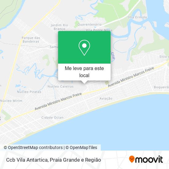 Ccb Vila Antartica mapa