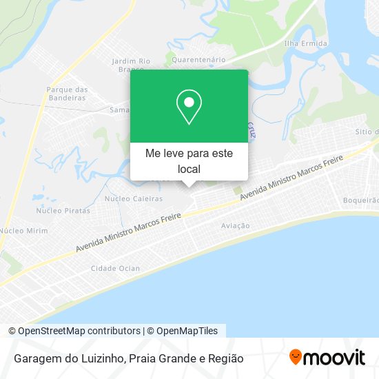 Garagem do Luizinho mapa