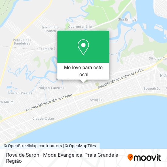 Rosa de Saron - Moda Evangelica mapa