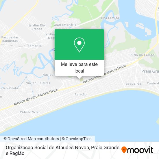 Organizacao Social de Ataudes Novoa mapa