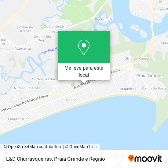 L&D Churrasqueiras mapa