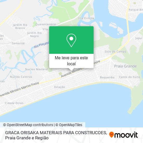 GRACA ORISAKA MATERIAIS PARA CONSTRUCOES mapa