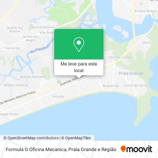 Formula G Oficina Mecanica mapa