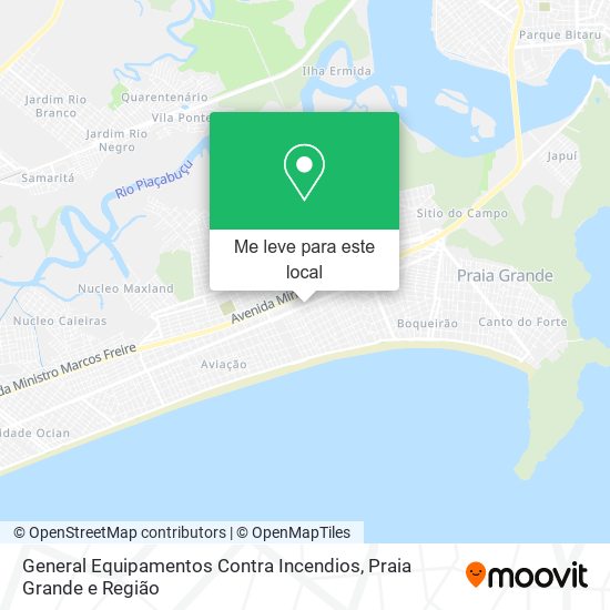 General Equipamentos Contra Incendios mapa