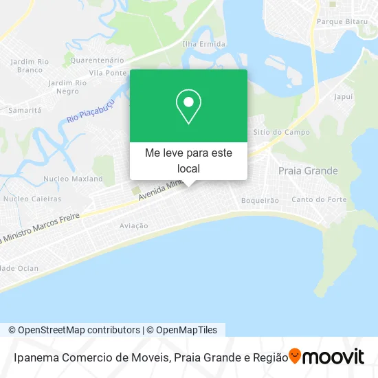 Ipanema Comercio de Moveis mapa