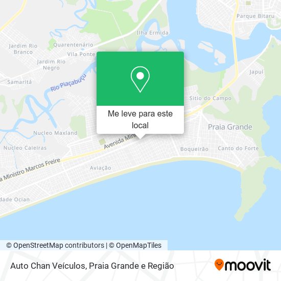 Auto Chan Veículos mapa