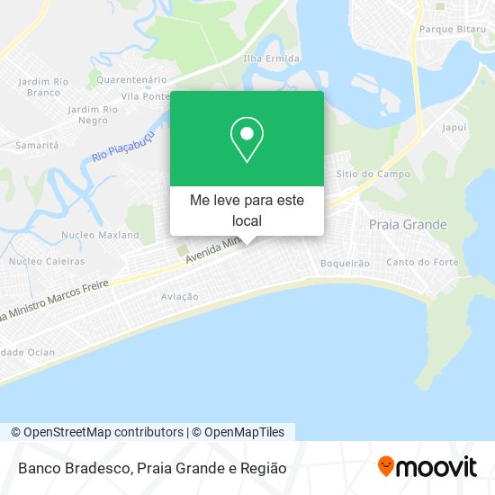 Banco Bradesco mapa