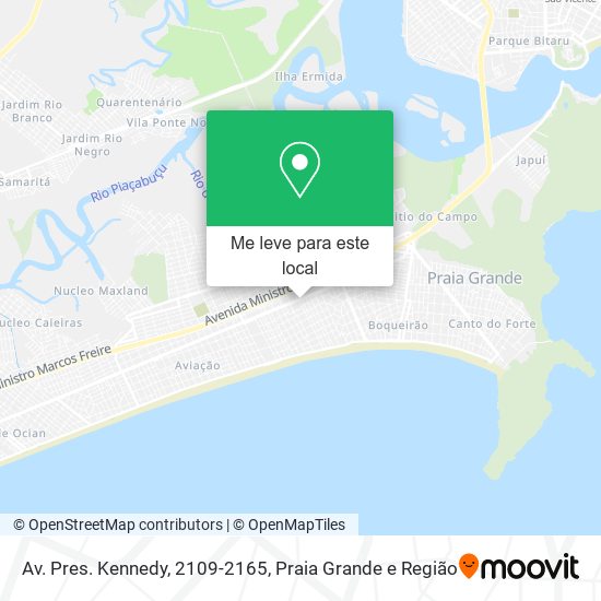 Av. Pres. Kennedy, 2109-2165 mapa