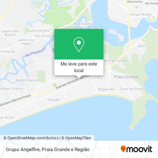 Grupo Angelfire mapa