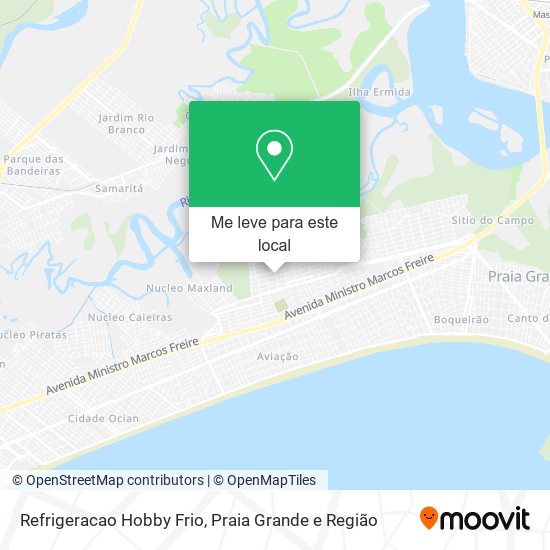 Refrigeracao Hobby Frio mapa