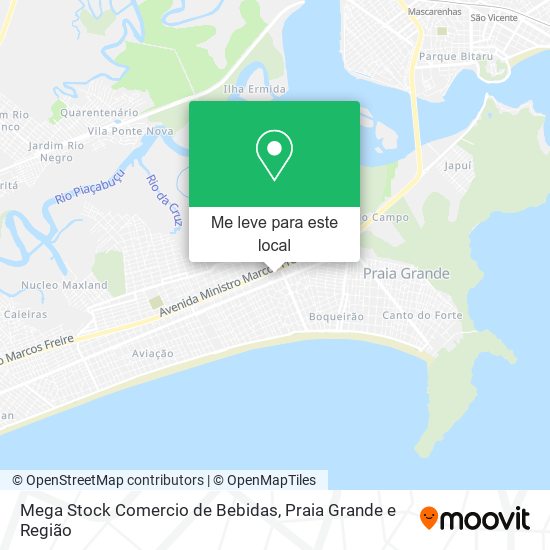 Mega Stock Comercio de Bebidas mapa