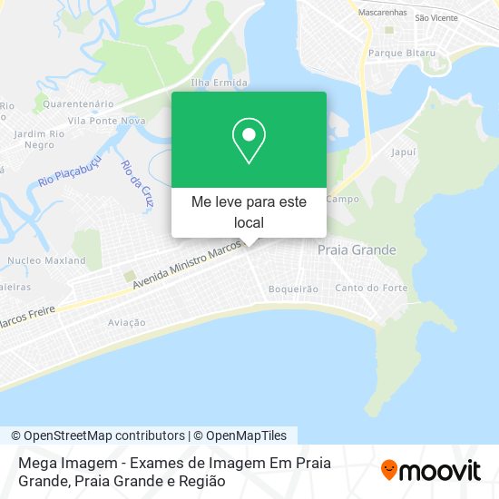 Mega Imagem - Exames de Imagem Em Praia Grande mapa