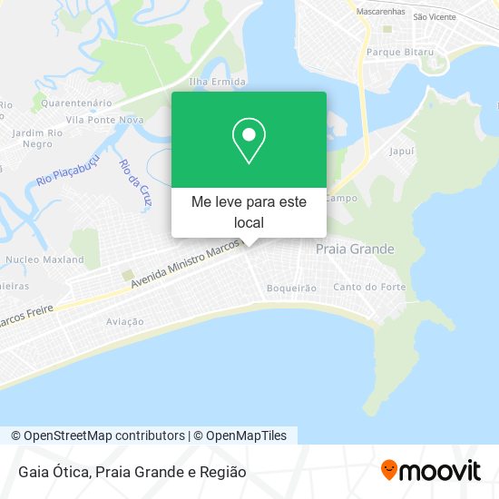Gaia Ótica mapa