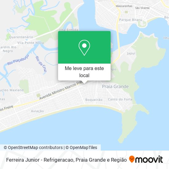 Ferreira Junior - Refrigeracao mapa