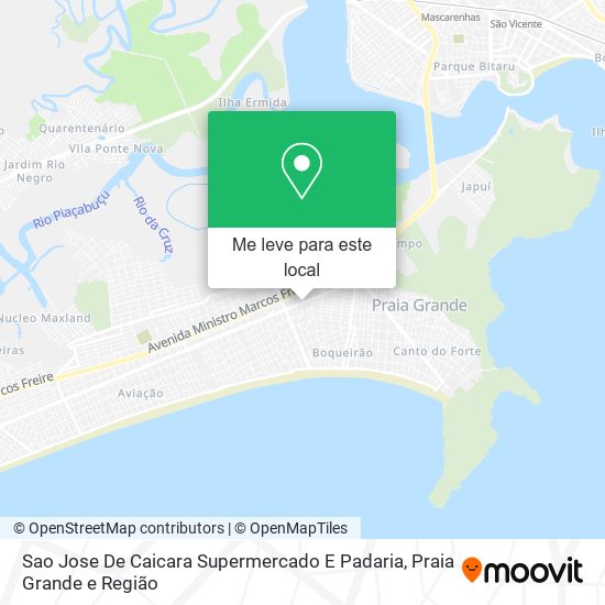 Sao Jose De Caicara Supermercado E Padaria mapa