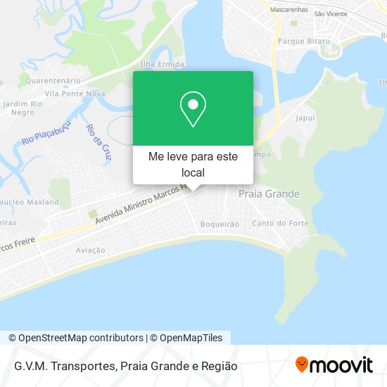 G.V.M. Transportes mapa