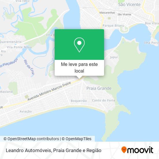 Leandro Automóveis mapa